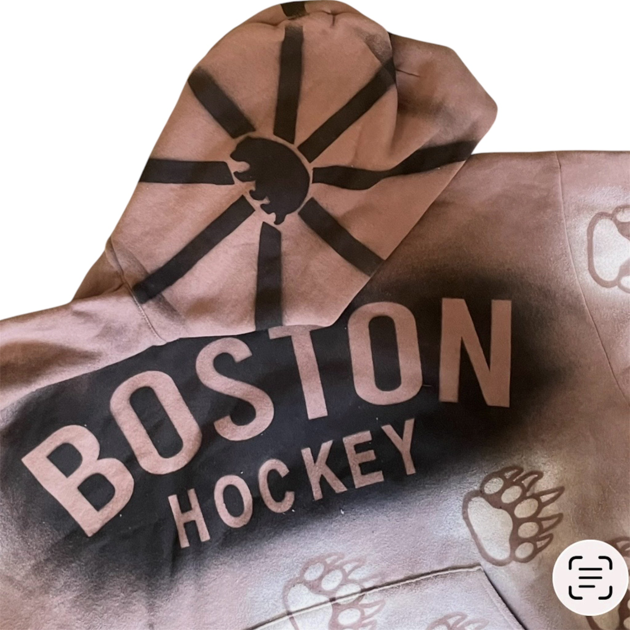 Boston Bruins Bear Tracks Hoodie