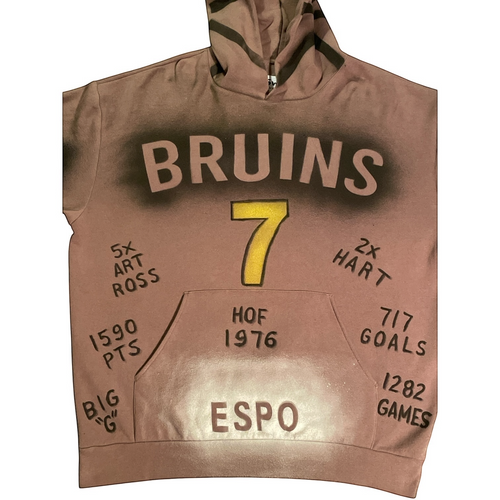 Phil Esposito Boston Bruins Retired #7 Stats Hoodie
