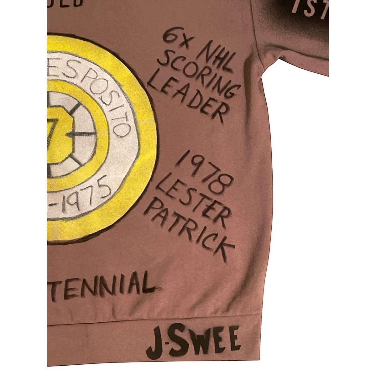 Phil Esposito Boston Bruins Retired #7 Stats Hoodie